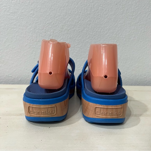 Dansko Blue Kandi Slide Sandals - Picture 2 of 9